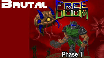 Brutal FreeDoom 0.10.1 Phase 1 E2M4 - Sample Holding Center
