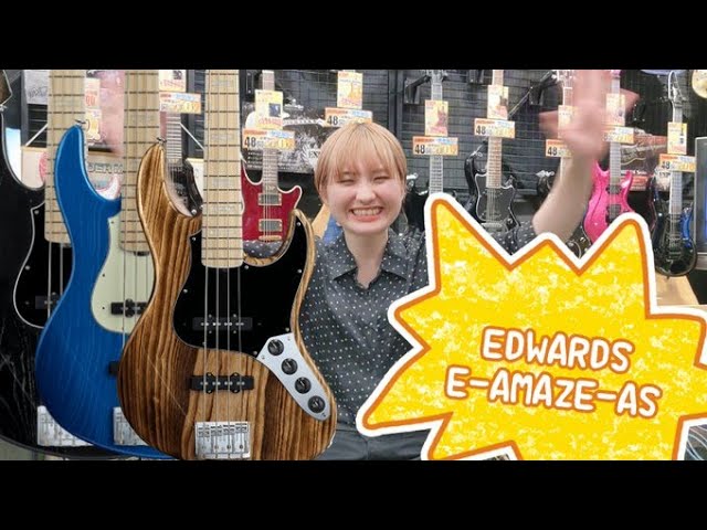 他の人と被りたくないベーシストへ】Edwards E-GROOVER-PB【GiGS