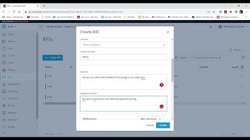 RFIs -  Autodesk Build  - Demonstration Video