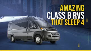 7 Exceptional Class B RVs That Sleep 4 People