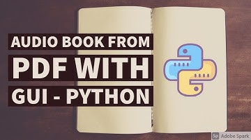 | PDF to Audio Book Convertor | Python small project |
