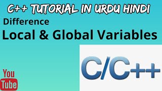 #16 Local & Global Variables C++ tutorial in Urdu/Hindi