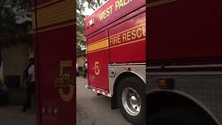 Security Body Cam, Fire Dept Response. #fireengine #firedept #westpalmbeach #florida #security