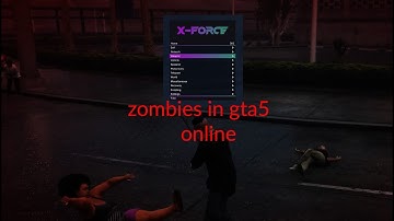 Zombies In GTA 5 Online - X-Force Menu By RadiantCheats - GTA online - PC - 2023 - Undetected Menu