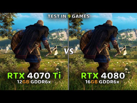 RTX 4070 Ti vs RTX 4080 | Test in 1440p🔥 | Side by Side Comparison