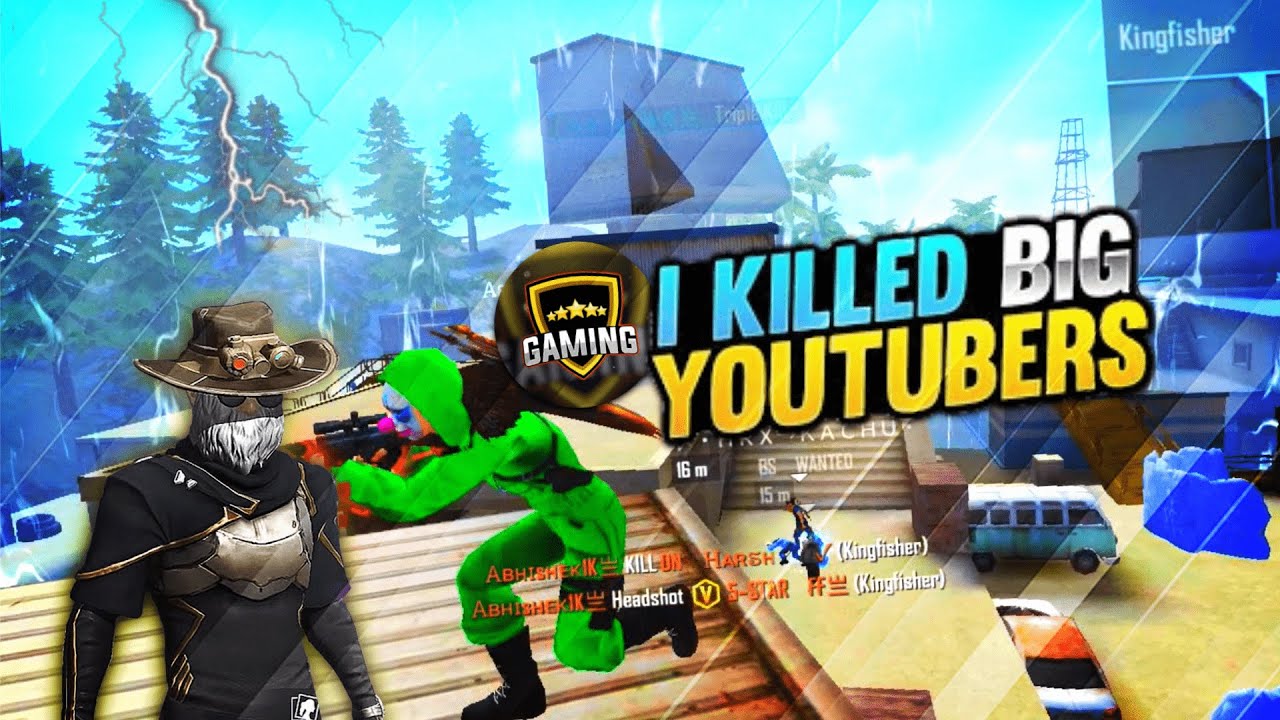 I KILLED BIG YOUTUBERS😱🤯 II @5StarGaming_3 @ASHIM YT || IN CUSTOM ROOM😍