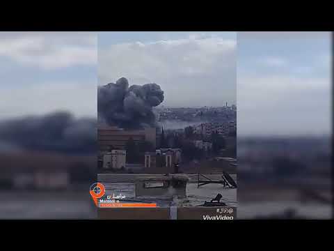 Syrian Army uses UR 77 weapon in Harasta