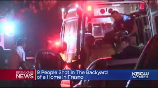 Ten people were shot, four fatally, in what police are calling a "mass
casualty" shooting at gathering southeast fresno, fresno said sunday.
(11-...