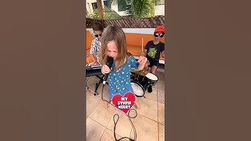 Thumbnail of His energy and pure talent made our day 💯✨#shorts | kids cover parent's song!