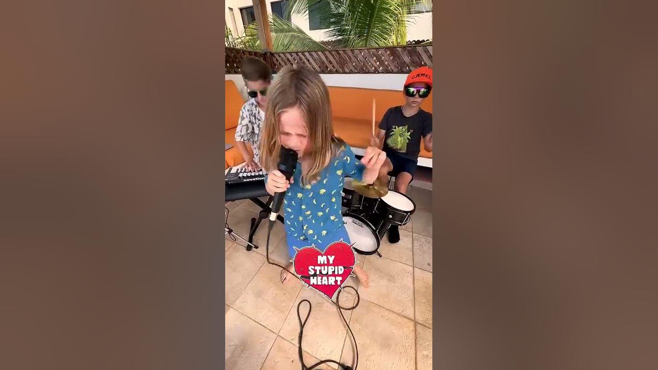 His energy and pure talent made our day 💯✨#shorts | kids cover parent's song!