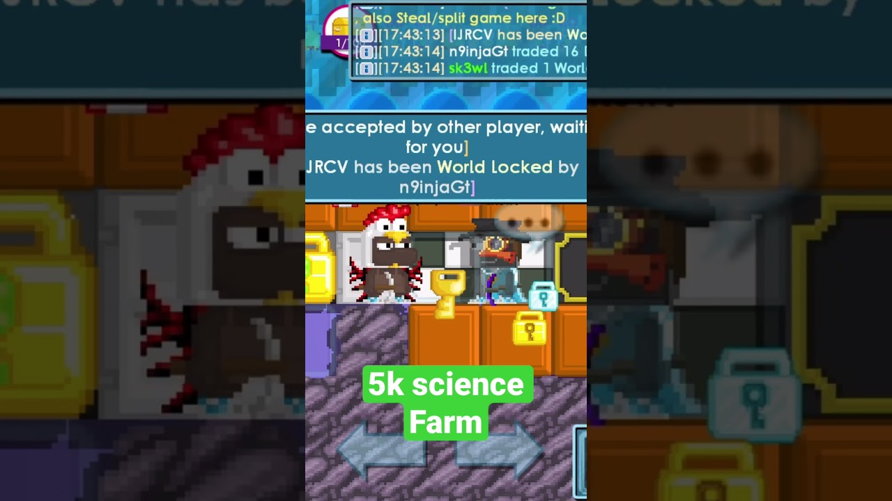 Buying 5k science farm|Growtopia