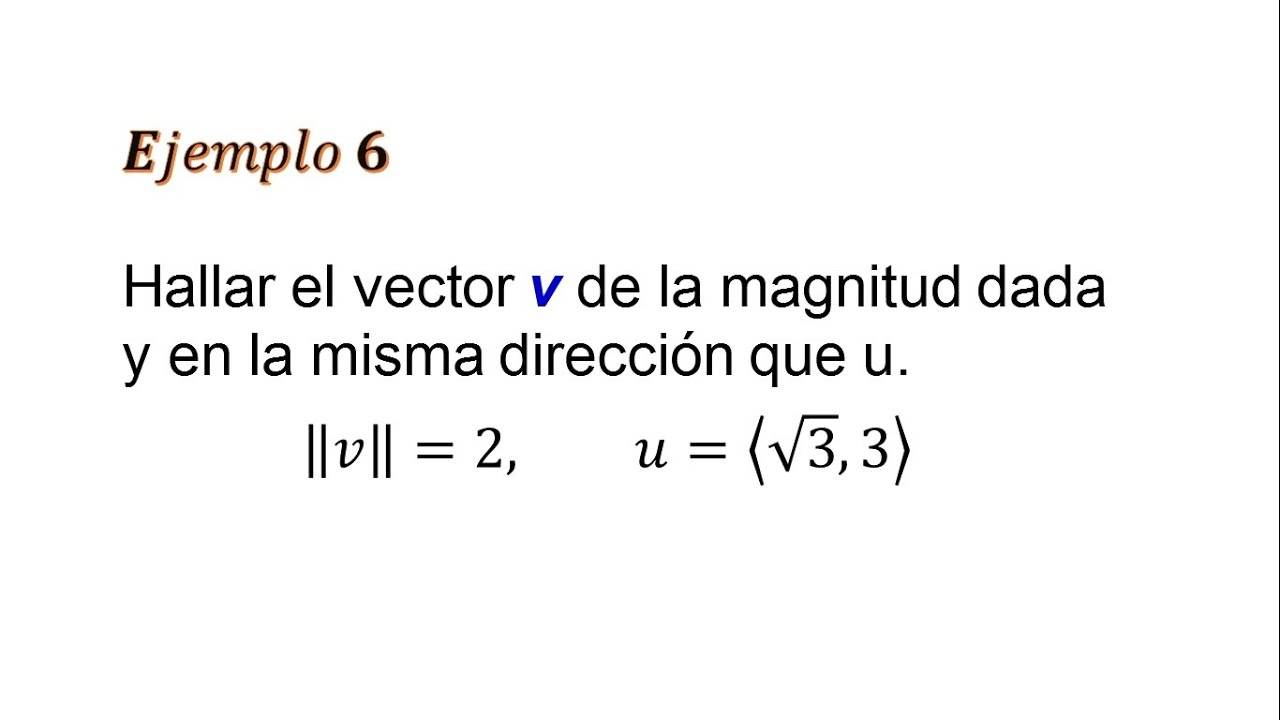 VECTORES EN EL PLANO (3/3) - Profe Chuy - YouTube