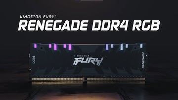 DDR4 RGB メモリ、最大速度 4600MHz – Kingston FURY Renegade