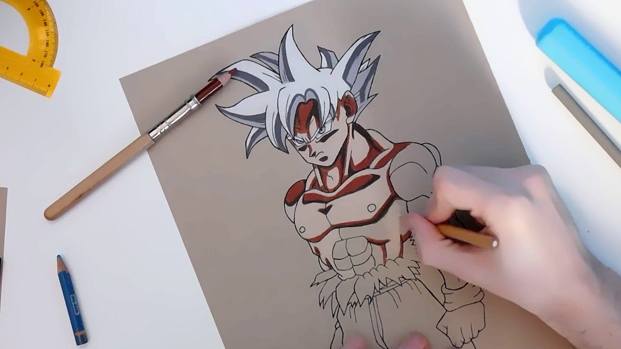 Righi-Draw on X:  Speed Drawing Goku Ultra