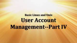 User Management Utilities Common to All Linux Distros
