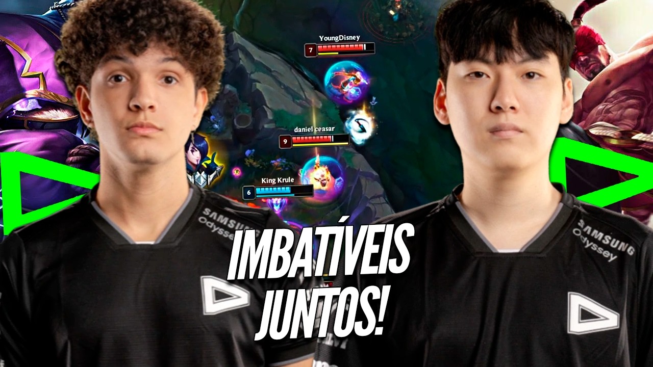 O DUO MAIS FORTE do BRASIL, LOUD XYNO duo LOUD YOUNGJAE de KENNEN e LEE SIN - TREINO FINAL CBLOL
