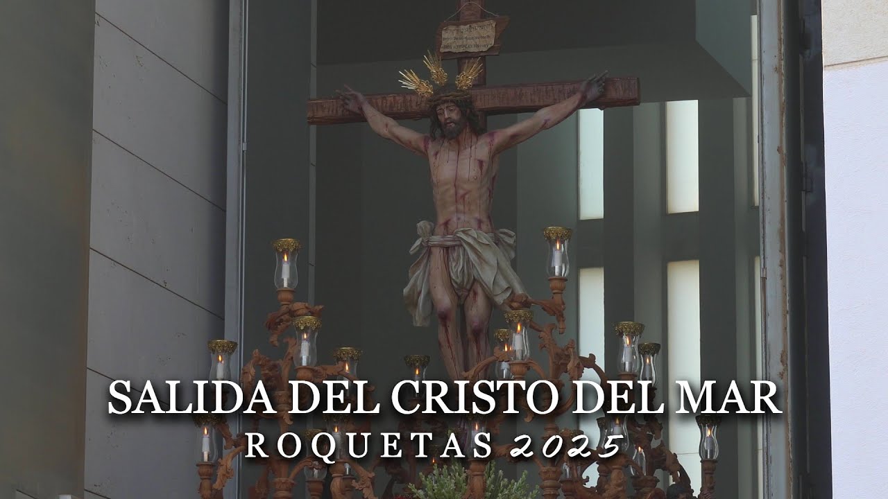 [4K] SALIDA DEL CRISTO DEL MAR - ROQUETAS 2025