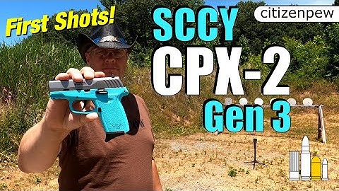 SCCY CPX-2 Gen 3 Eerste schoten op de schietbaan