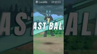Lucario vs last ball 🤯|| Mega Lucario raid day #pokemon #anime