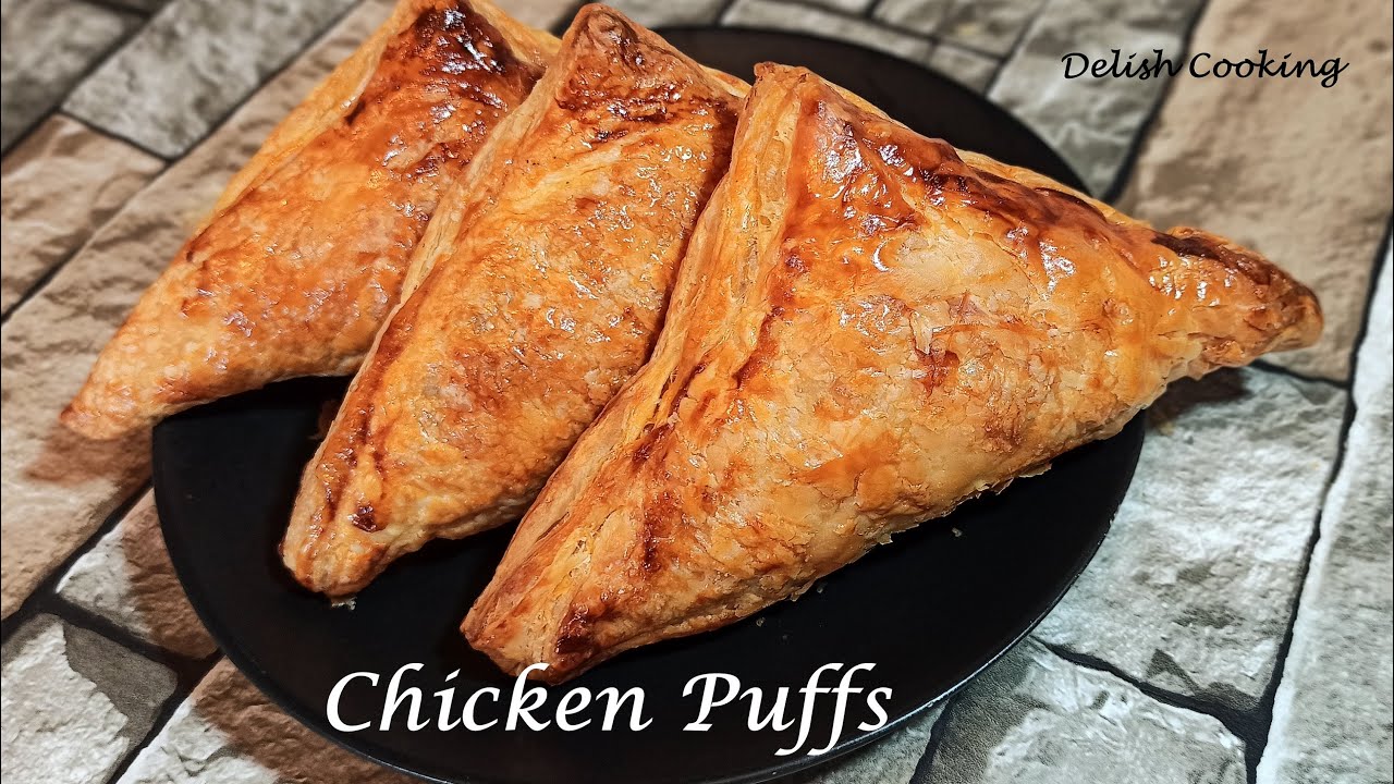 Chicken Puffs recipe Chicken Patties Homemade Chicken puff recipe