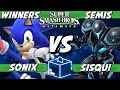 Coinbox irl  sonix sonic vs sisqui dark samus winners semis  smash ultimate