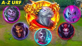 *A-Z URF EPISODE 6* TRYING EVERY CHAMP IN NEW URF 😆