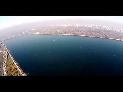 НЛО с Киевского моста. Это самое четкое видео с НЛО, которое я видел.