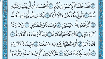 سورة البلد /فضيلة الشيخ عبد الله الجهني