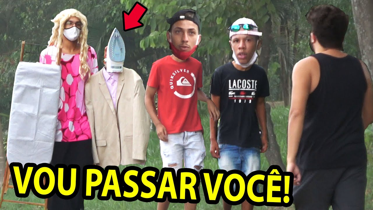 VOU TE PASSAR! (ELES SE ASSUSTARAM MUITO)