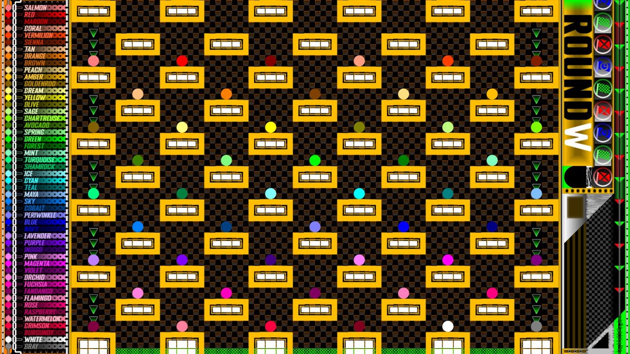 Round Wins :|: Algodoo Marble Race