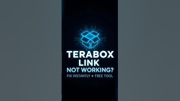 🚀 Fix TeraBox Link Not Working in Seconds | Free Download Tool!