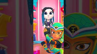 Jade armor 💚 Makeover My Talking Angela 2 💥❤️ #shorts  #gaming   #talkingangela #jadearmor