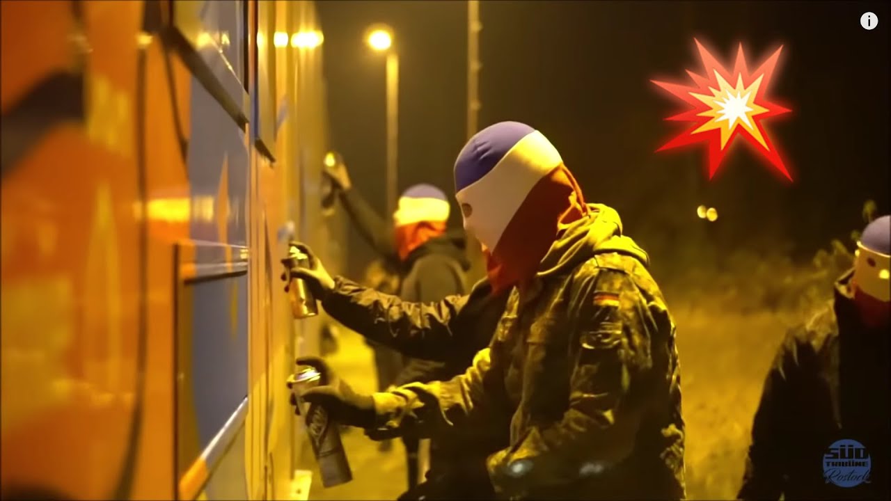 Graffiti in deutschen Fanszenen - Hansa, BVB, Mannheim ...