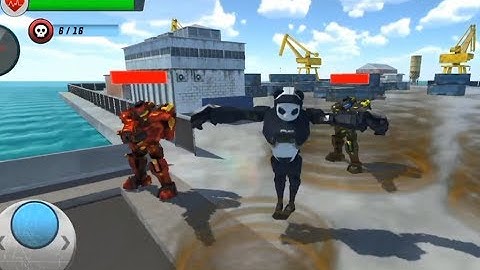 Police Panda Robot Transformation Robot War Ep-2 | Rescue City Police Panda Robot Android GamePlay