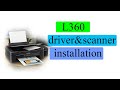 How To install|epson l360 printer drivers & scanner drivers |epson l360 scanner drivers install