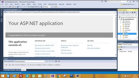 Asp.Net Mvc | Model Kullanımı (Ders 2)