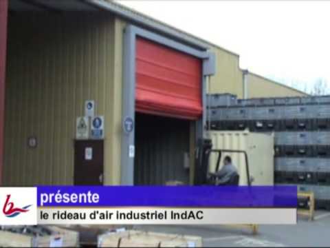 BIDDLE rideau d'air industriel IndAC