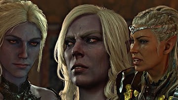 Minthara and Jaheira Bully Viconia