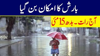 Rain expected tonight, Pakistan weather update, extreme weather during next 10 days weather report