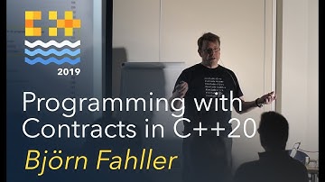 Programming with Contracts in C++20 - Björn Fahller [C++ on Sea 2019]