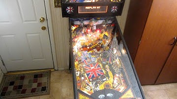 Data East TOMMY pinball machine with blinders on