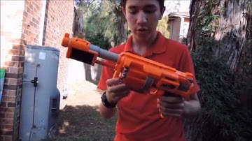 Nerf Furyfire Range test (Stock)