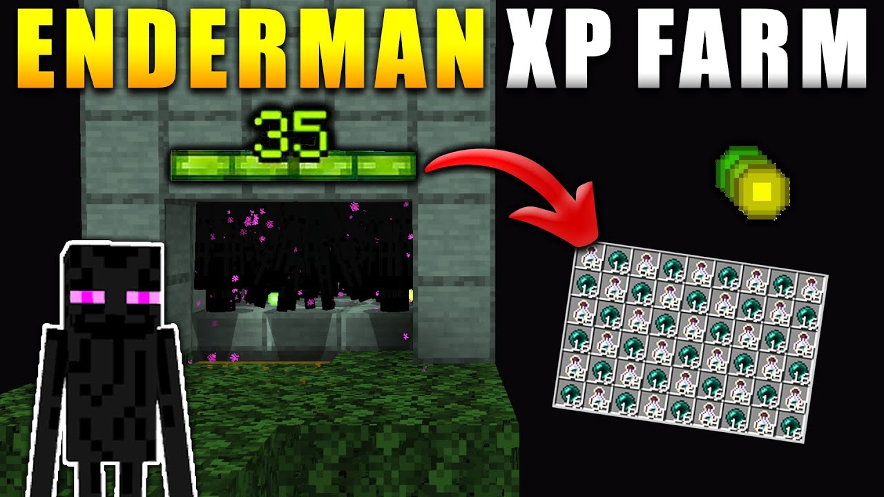 Minecraft FAST Enderman XP Farm 1.20 Tutorial 