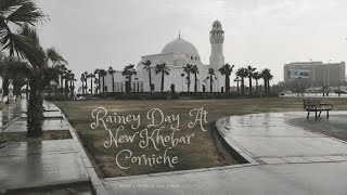 Rainey Day at New Khobar Corniche ️ | Saudia Arabia  ??  | Short Clip  | KKHY |