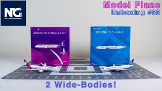 2 NG Wide-Bodies!| NG Models| Model Plane Unboxing #55