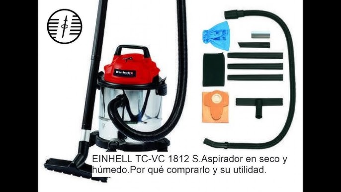 Aspirador en seco y humedo Einhell TE-VC 18/10 Li-Solo 18 V. articulo  2347160 - Corefluid