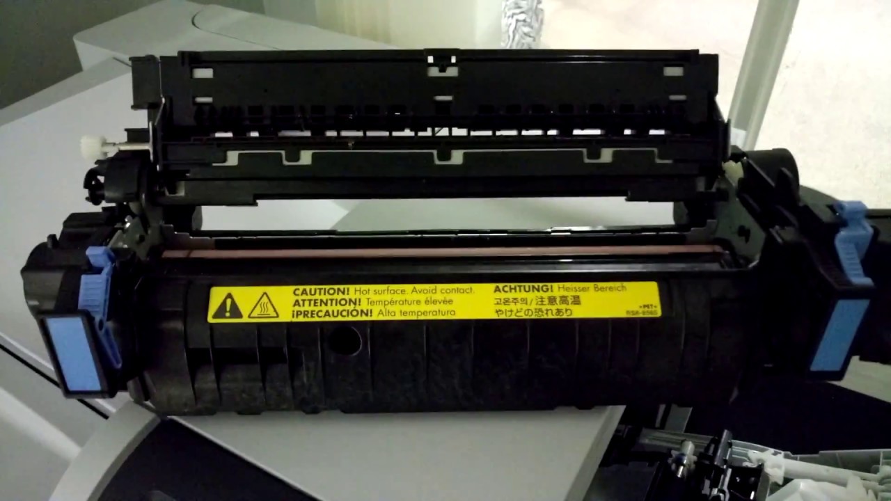 Hp Printer Fuser Error Cleaning The Fuser Howto Youtube