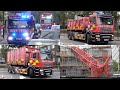 MASSIVE Urban Search And Rescue Response To Crane Collapse - London Fire Brigade Responding