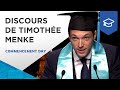 Discours de timothe menke tudiant emblmatique global bba  essec commencement day 2021