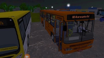 Proton bus simulator urbano com MOD map Acaracuzinho city linha 01 com VIA3P padrão Curitiba-PR